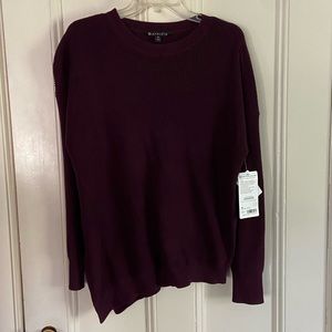 Athleta Rest Day Asymmetric Crewneck Sweater